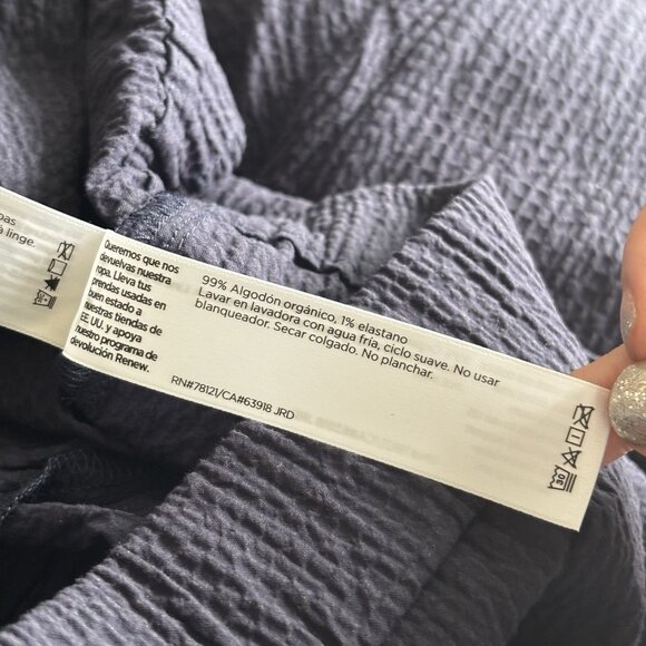 Eileen Fisher Organic Cotton Pucker Lantern Pant & Jacket Size 1X Set Minimalist - Picture 11 of 16